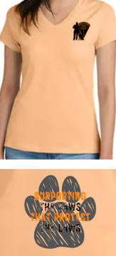 2025 Seara's Legacy K9 Trial Women's V-Neck T-Shirts