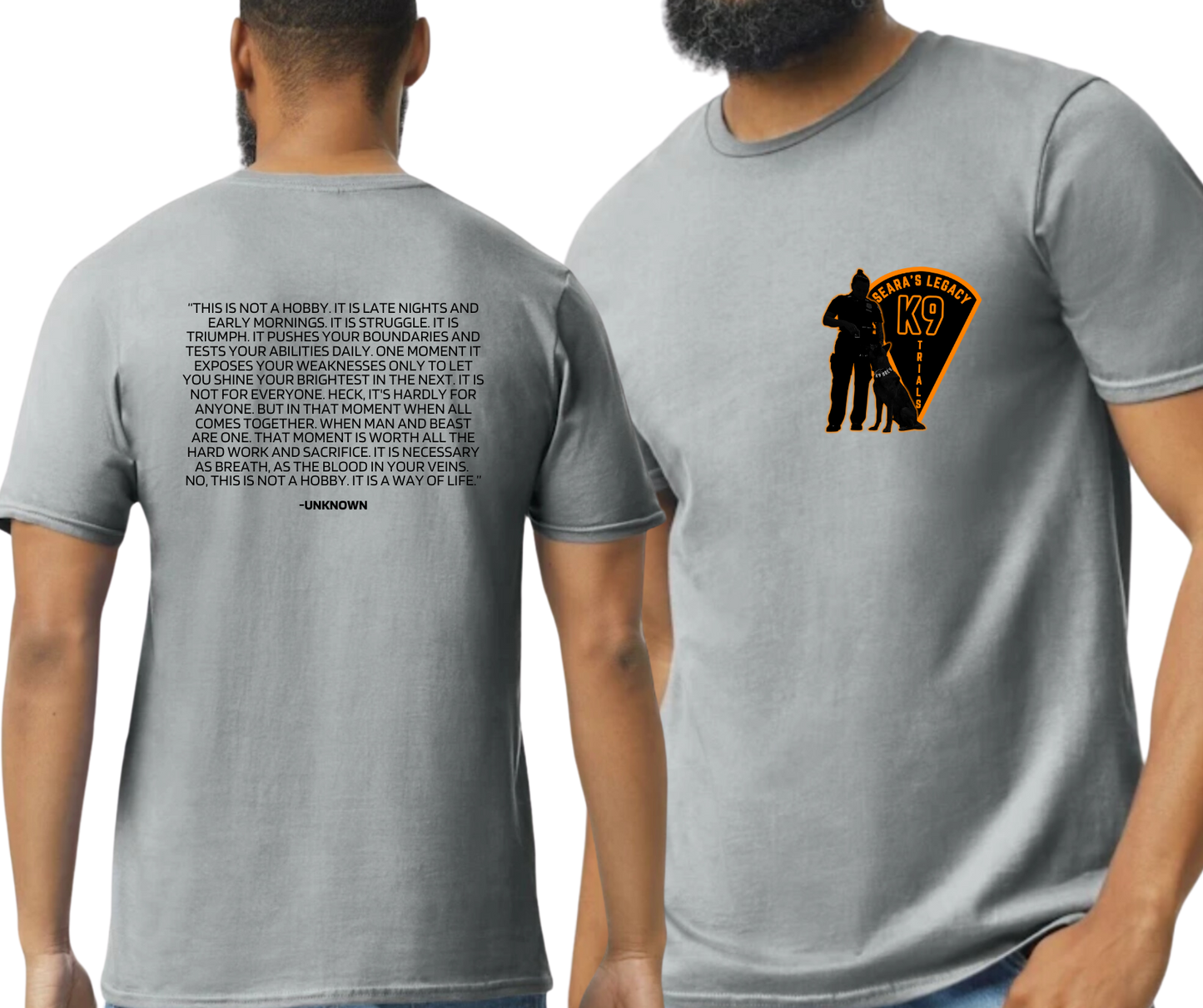 2025 Seara's Legacy K9 Trial S/S T-Shirts