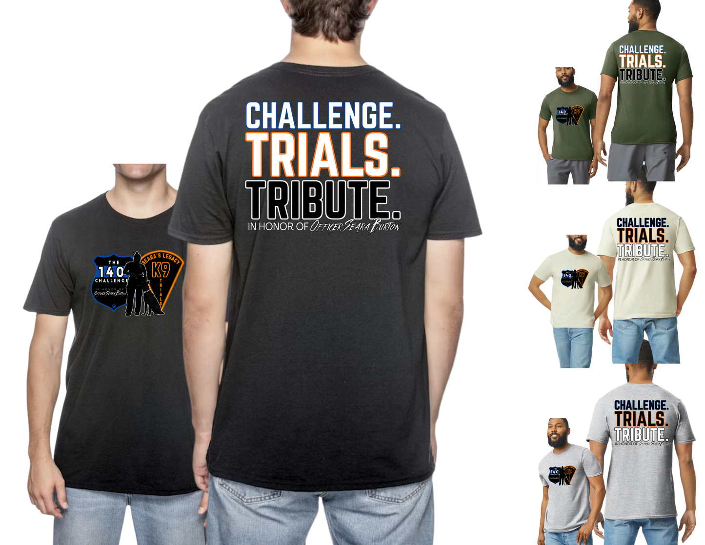 2026 Challenge, Trials, Tribute Memorial  T-Shirt