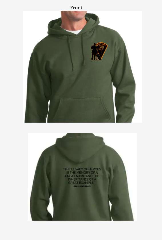 2025 Seara's Legacy K9 Trial Hoodie